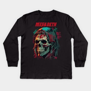 Shredding with Megadeth Kids Long Sleeve T-Shirt